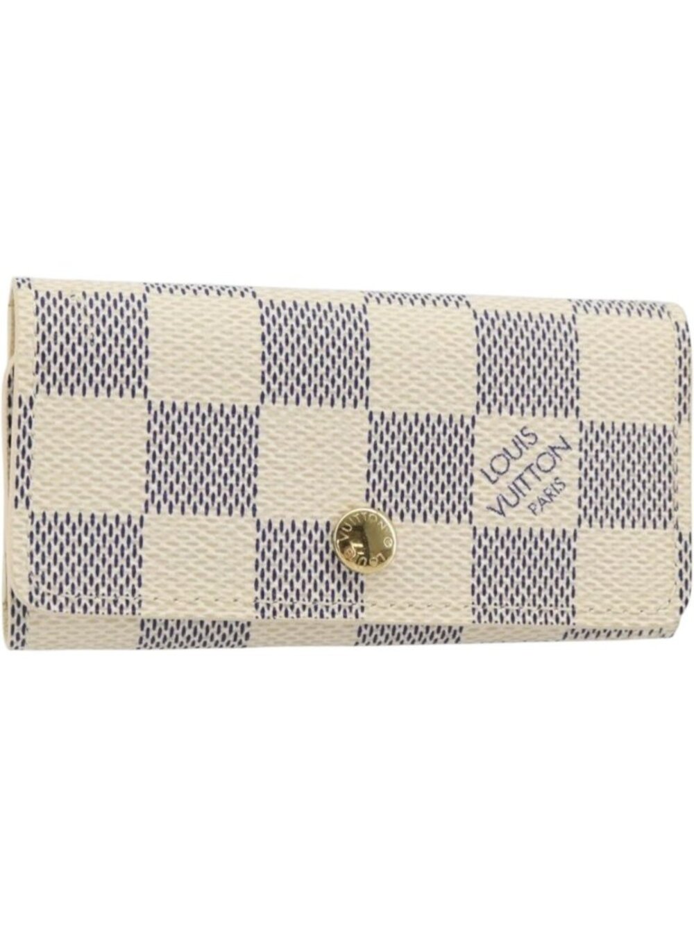 LOUIS VUITTON Damier Azur Multicles 4 Key Case N60020